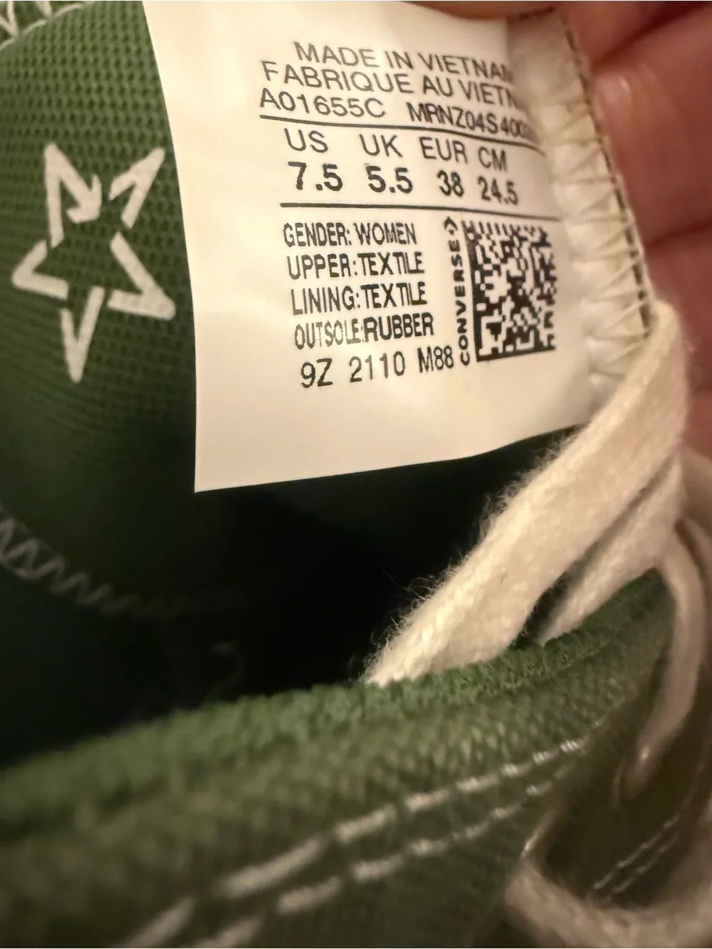 Converse Sage Green High-Top Platform Lugged Sneakers
